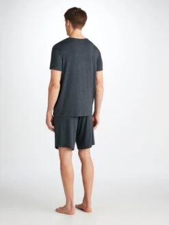 Men's Lounge Shorts Marlowe Micro Modal Stretch Anthracite -Derek Rose Shop 3559 MARL001ANT 39309