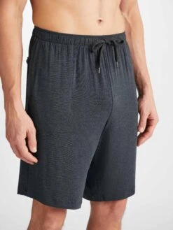 Men's Lounge Shorts Marlowe Micro Modal Stretch Anthracite -Derek Rose Shop 3559 MARL001ANT 39387