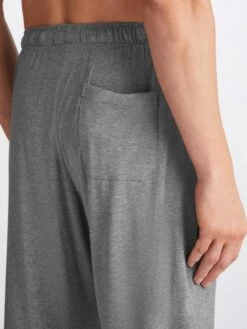 Men's Lounge Shorts Marlowe Micro Modal Stretch Charcoal -Derek Rose Shop 3559 MARL001CHA 30061