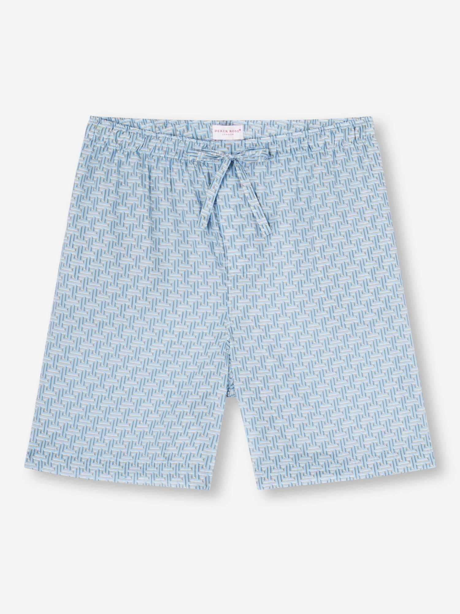Men's Lounge Shorts Ledbury 72 Cotton Batiste Blue 4 Men's Lounge Shorts Ledbury 72 Cotton Batiste Blue - Image 2