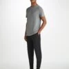 Men's Track Pants Finley Cashmere Charcoal -Derek Rose Shop 3615 FINL010CHA 3599