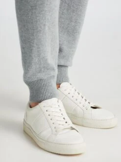 Men's Track Pants Finley Cashmere Silver -Derek Rose Shop 3615 FINL013SIL 35641