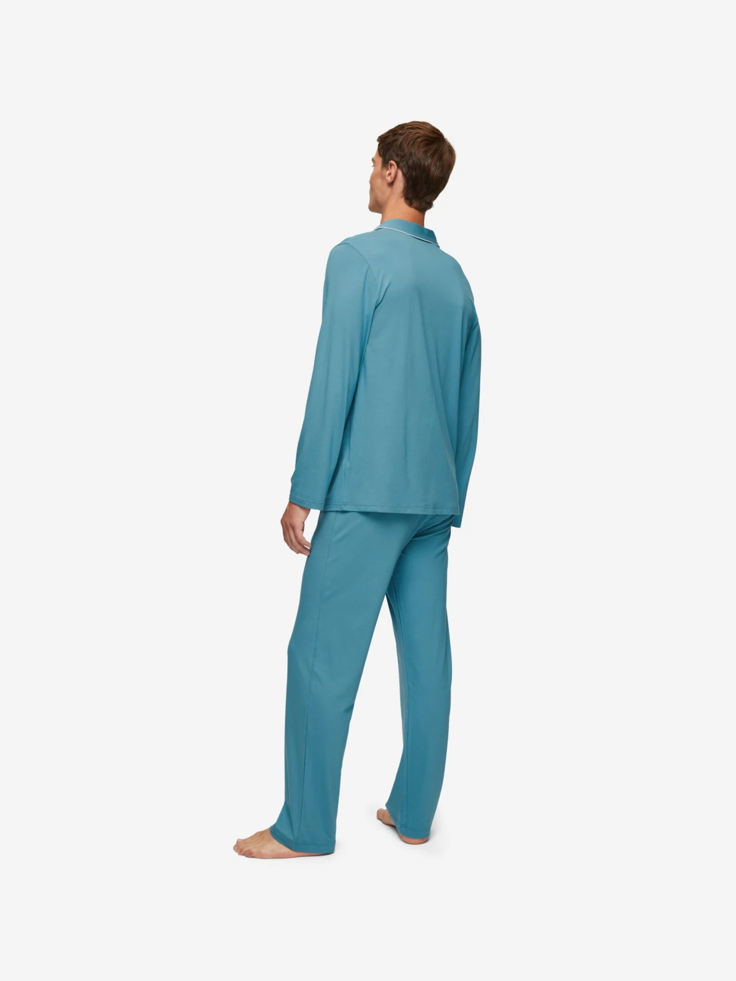 Men's Pyjamas Basel Micro Modal Stretch Harbour Blue 6 Men's Pyjamas Basel Micro Modal Stretch Harbour Blue - Image 4
