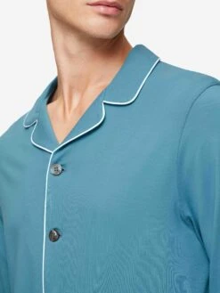 Men's Pyjamas Basel Micro Modal Stretch Harbour Blue
