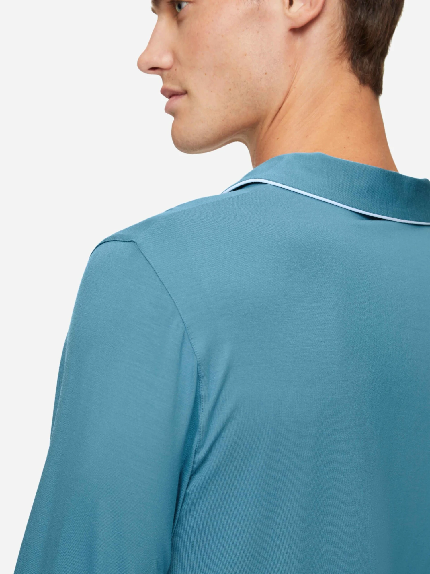 Men's Pyjamas Basel Micro Modal Stretch Harbour Blue 8 Men's Pyjamas Basel Micro Modal Stretch Harbour Blue - Image 6