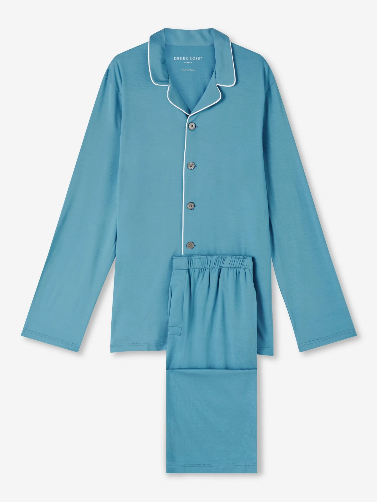 Men's Pyjamas Basel Micro Modal Stretch Harbour Blue 4 Men's Pyjamas Basel Micro Modal Stretch Harbour Blue - Image 2