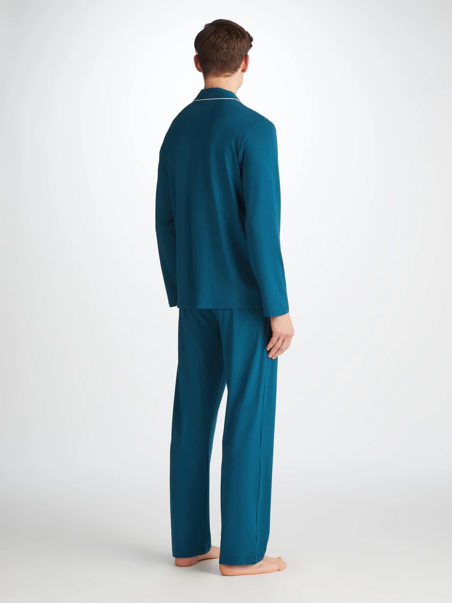 Men's Pyjamas Basel Micro Modal Stretch Poseidon Blue 6 Men's Pyjamas Basel Micro Modal Stretch Poseidon Blue - Image 4