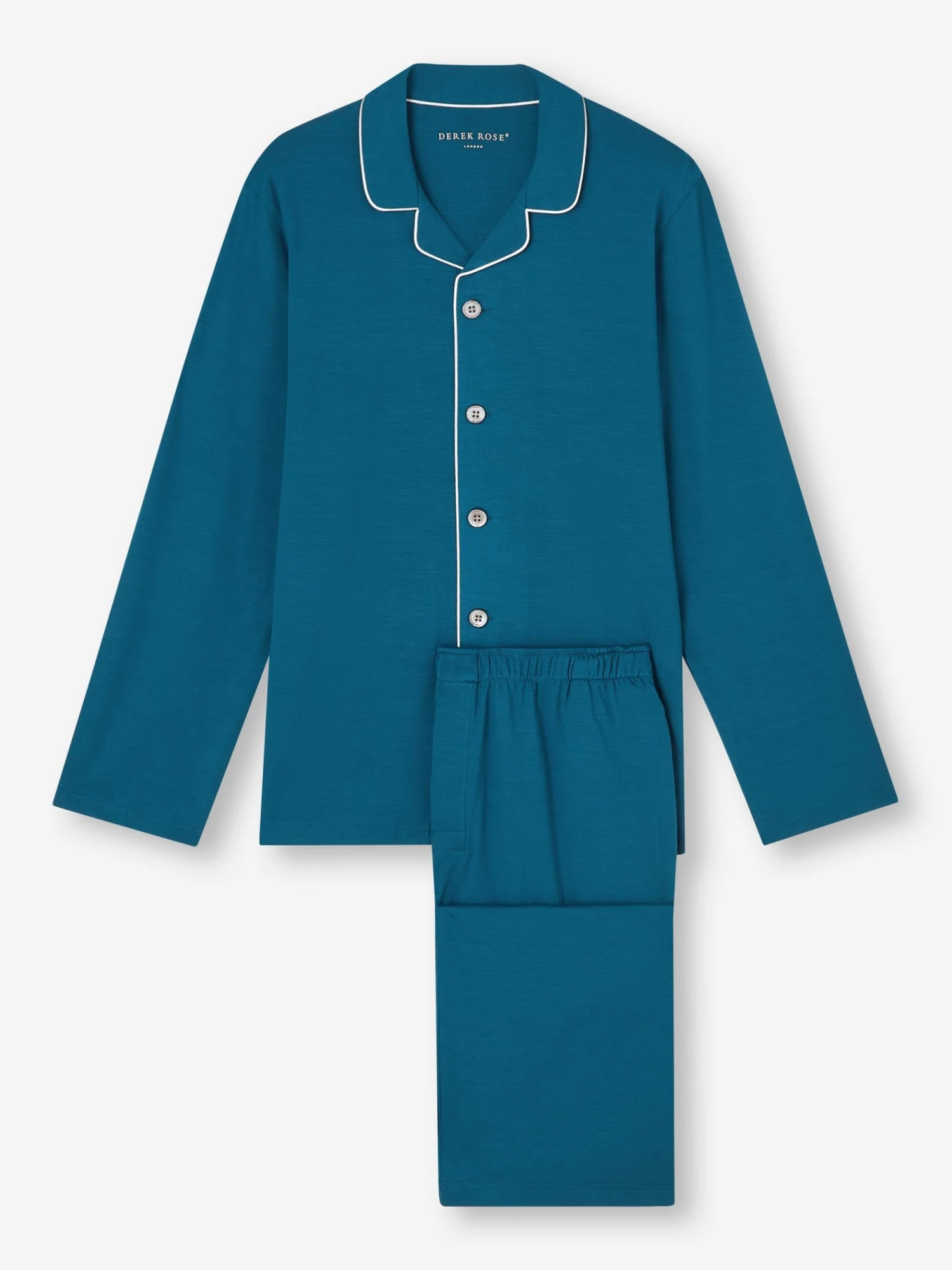 Men's Pyjamas Basel Micro Modal Stretch Poseidon Blue 4 Men's Pyjamas Basel Micro Modal Stretch Poseidon Blue - Image 2