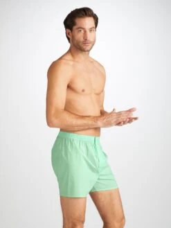 Men's Classic Fit Boxers Amalfi Cotton Batiste Mint