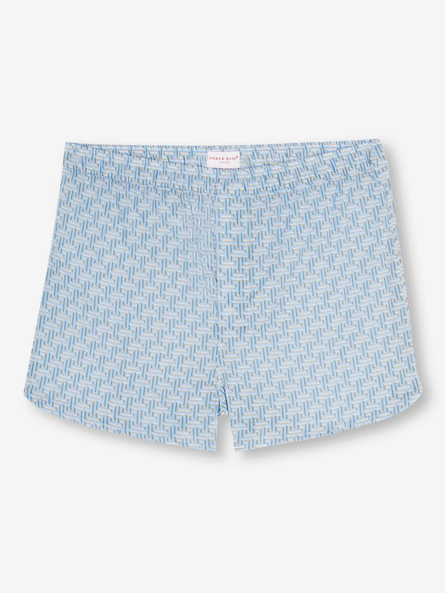 Men's Modern Fit Boxers Ledbury 72 Cotton Batiste Blue 4 Men's Modern Fit Boxers Ledbury 72 Cotton Batiste Blue - Image 2