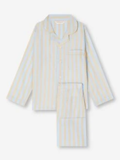 Derek Rose Shop -Derek Rose Shop 7025 AMAL020BLU product