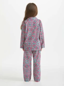 Kids' Pyjamas Ledbury 69 Cotton Batiste Pink -Derek Rose Shop 7025 LEDB069PIN back
