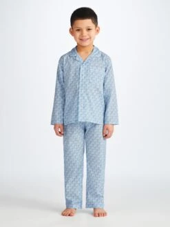 Kids' Pyjamas Ledbury 72 Cotton Batiste Blue