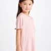 Kids' Lounge Set Lara Micro Modal Stretch Ballet Pink -Derek Rose Shop 7251 LARA001PIN crop