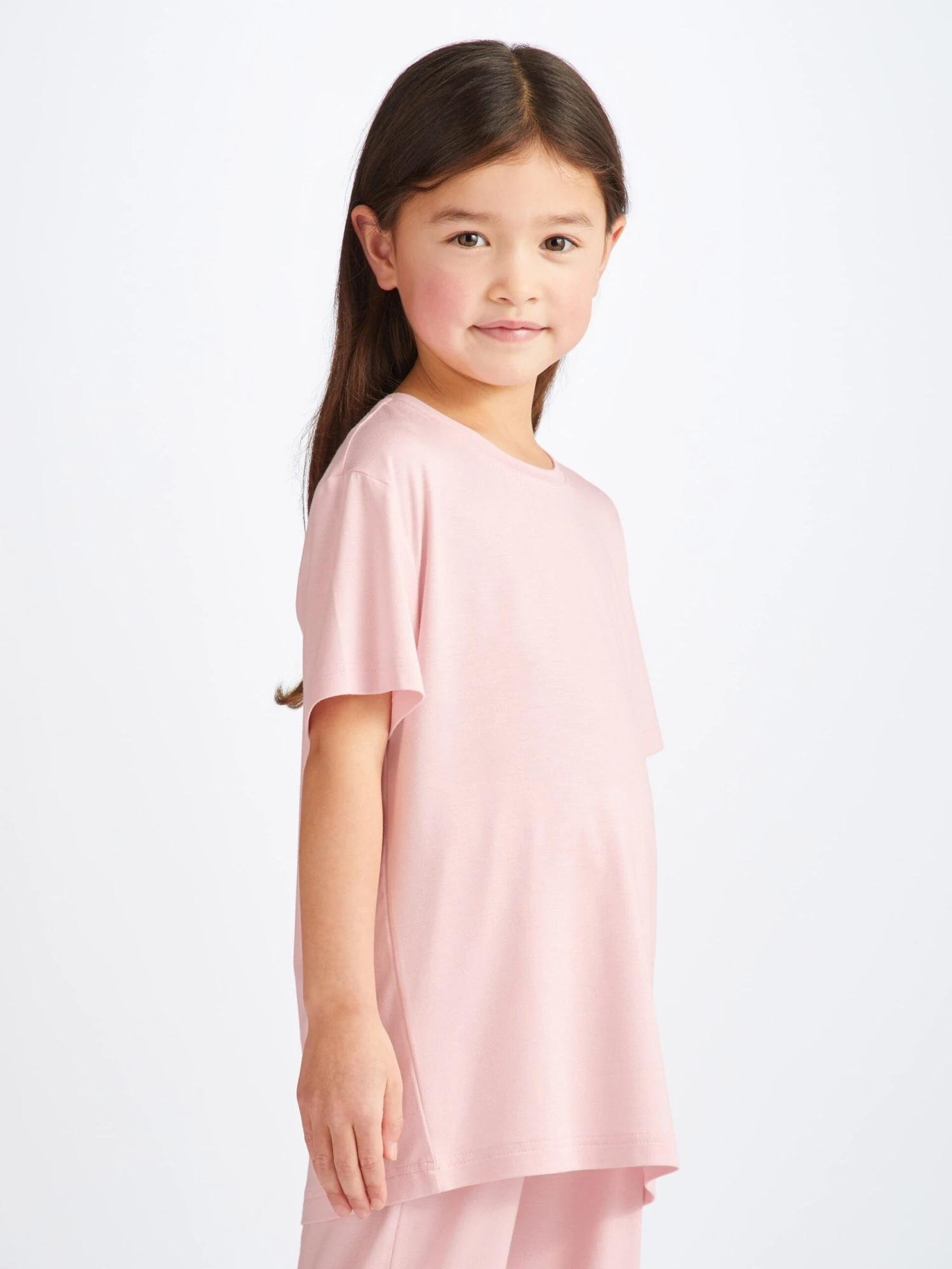 Kids' Lounge Set Lara Micro Modal Stretch Ballet Pink 3 Kids' Lounge Set Lara Micro Modal Stretch Ballet Pink