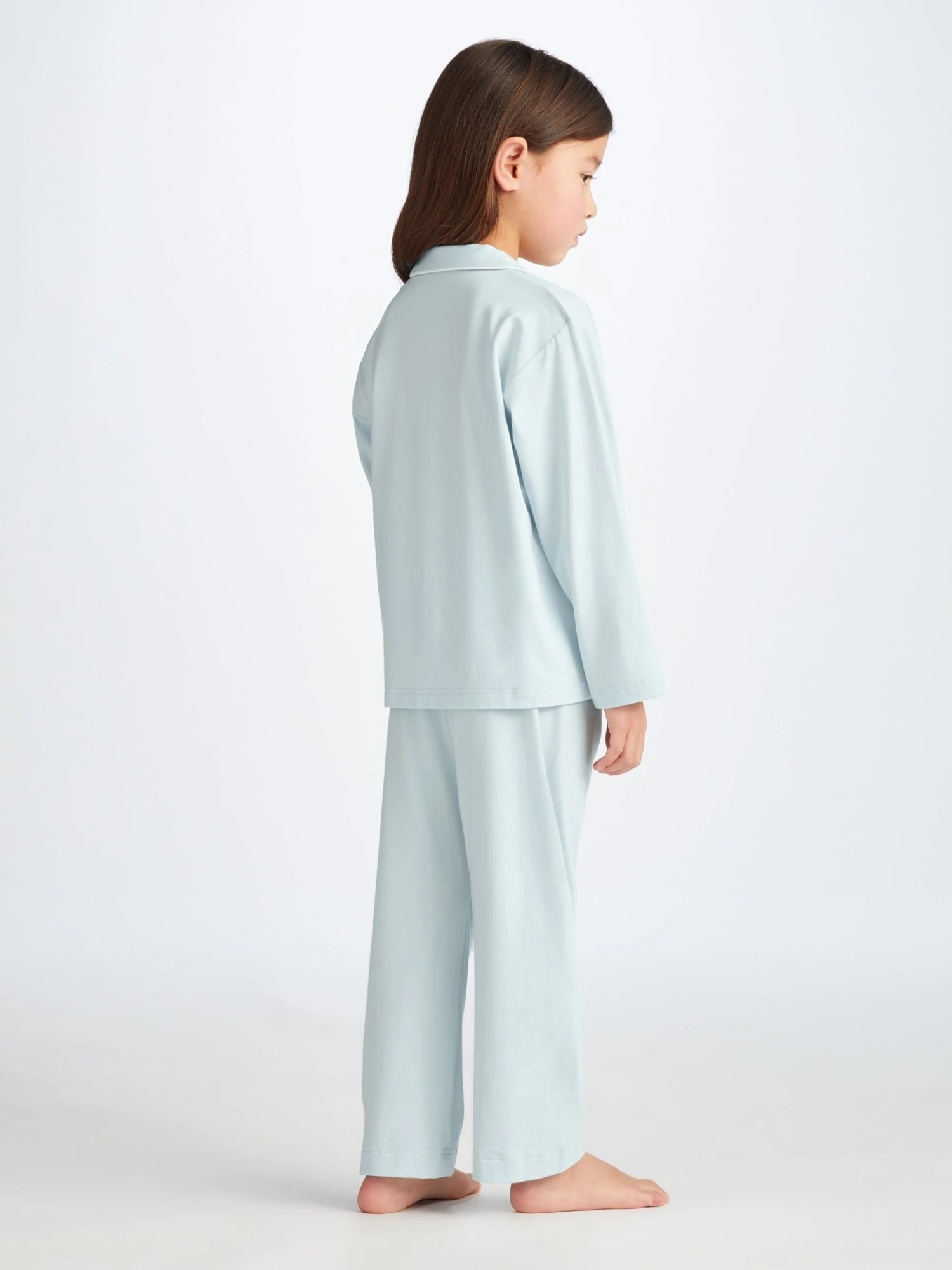 Kids' Pyjamas Basel Micro Modal Stretch Ice Blue 6 Kids' Pyjamas Basel Micro Modal Stretch Ice Blue - Image 4