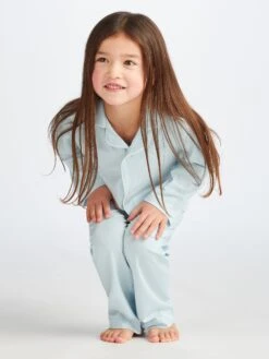 Kids' Pyjamas Basel Micro Modal Stretch Ice Blue 11 Kids' Pyjamas Basel Micro Modal Stretch Ice Blue -Derek Rose Shop 7261 BASE017SKY creative