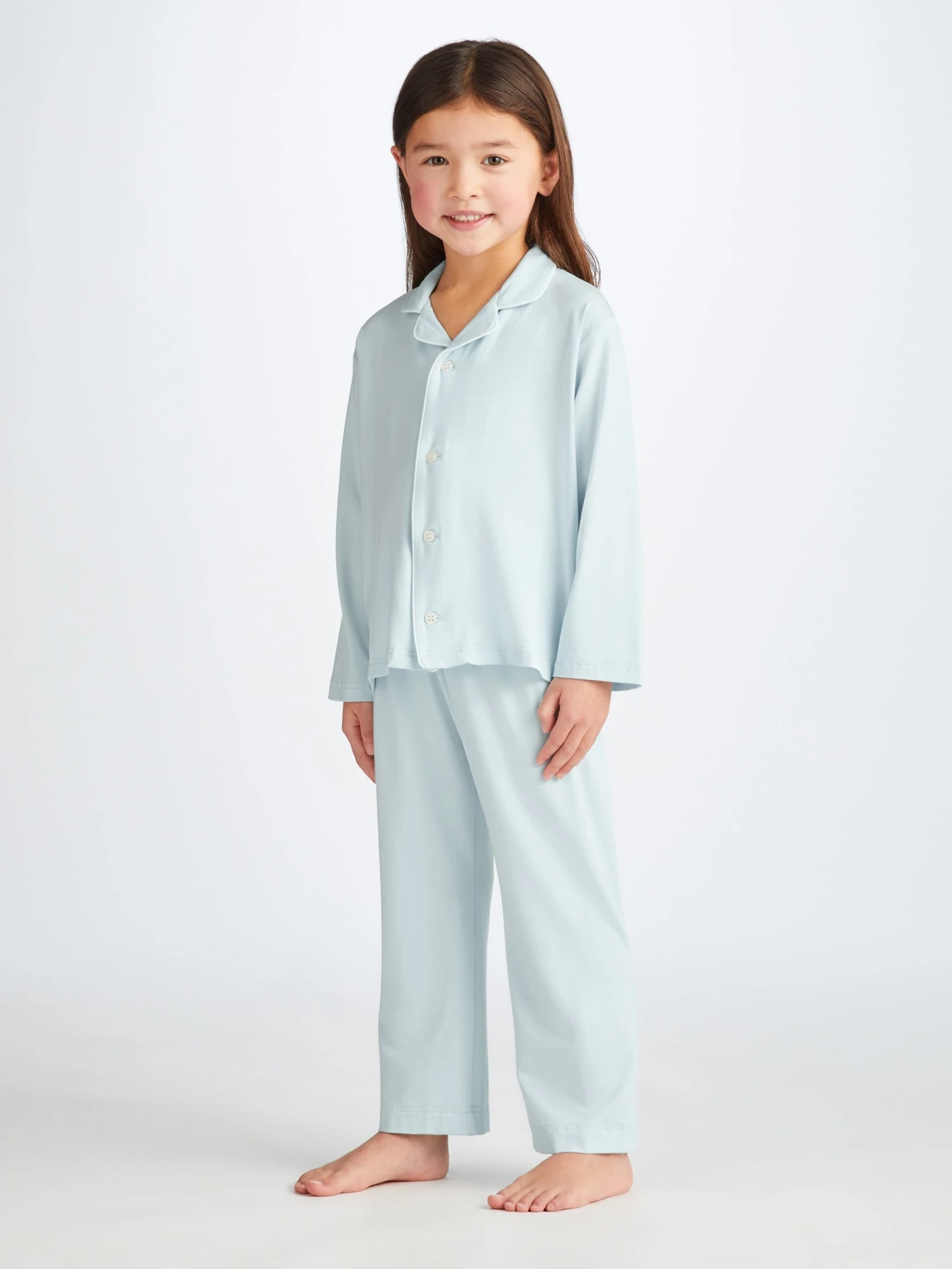 Kids' Pyjamas Basel Micro Modal Stretch Ice Blue 3 Kids' Pyjamas Basel Micro Modal Stretch Ice Blue