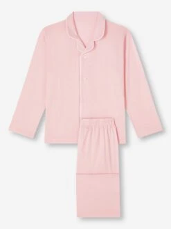 Kids' Pyjamas Lara Micro Modal Stretch Ballet Pink -Derek Rose Shop 7261 LARA001PIN product