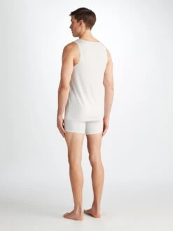 Men's Underwear Vest Jack Pima Cotton Stretch White 12 Men's Underwear Vest Jack Pima Cotton Stretch White -Derek Rose Shop 8045 JACK001WHI 33182