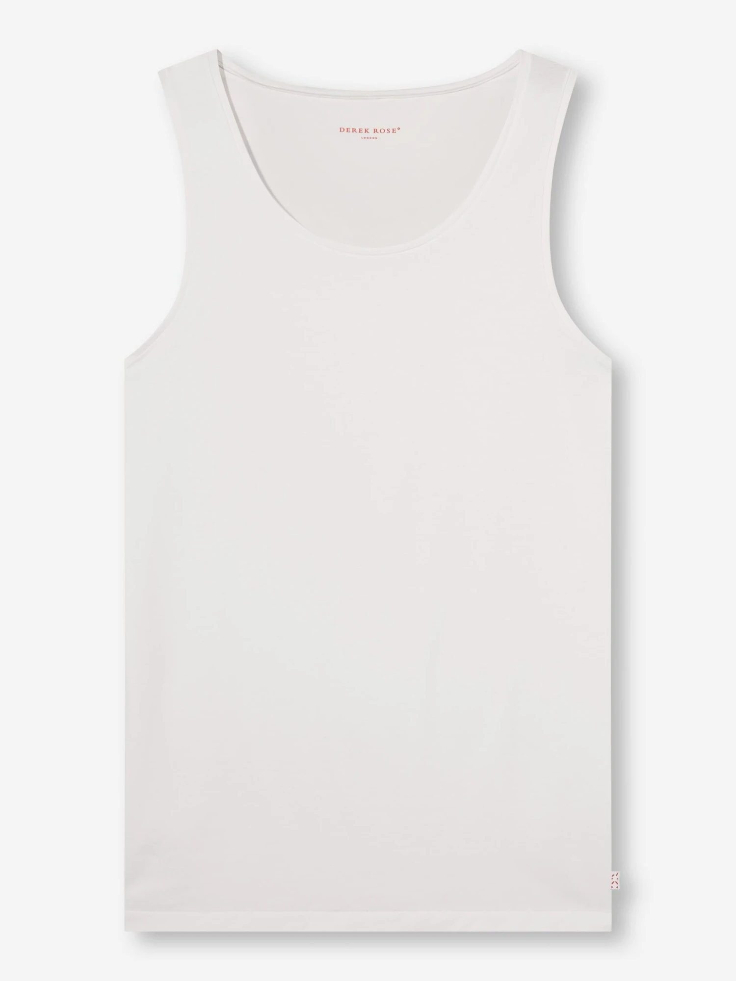 Men's Underwear Vest Jack Pima Cotton Stretch White 4 Men's Underwear Vest Jack Pima Cotton Stretch White - Image 2