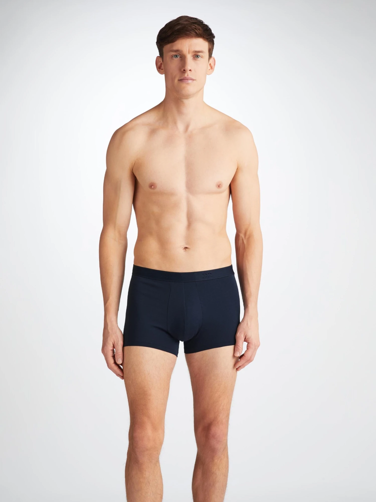 Men's Boxer Briefs Jack Pima Cotton Stretch Navy 3 Men's Boxer Briefs Jack Pima Cotton Stretch Navy