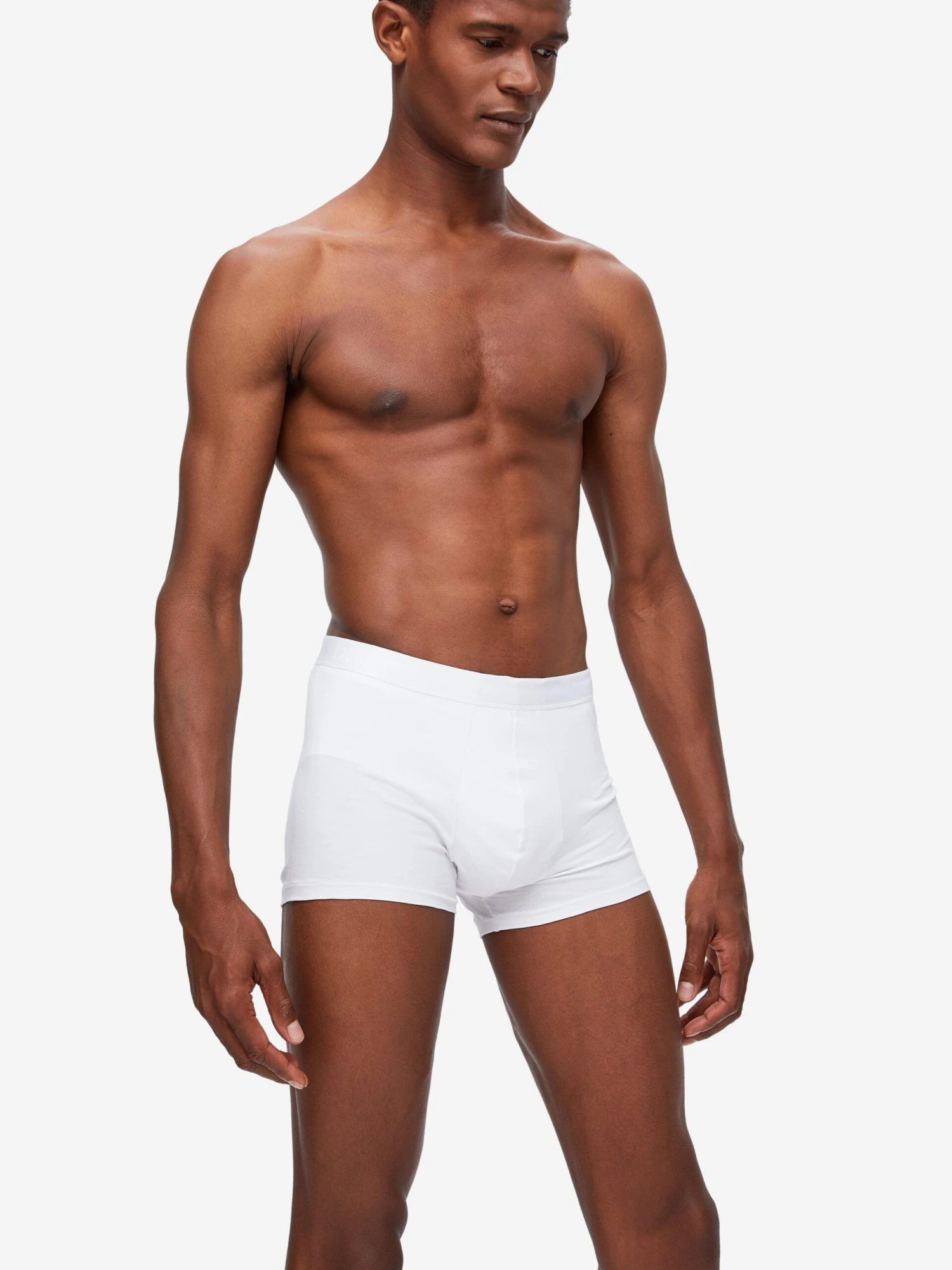 Men's Boxer Briefs Jack Pima Cotton Stretch White 5 Men's Boxer Briefs Jack Pima Cotton Stretch White - Image 3