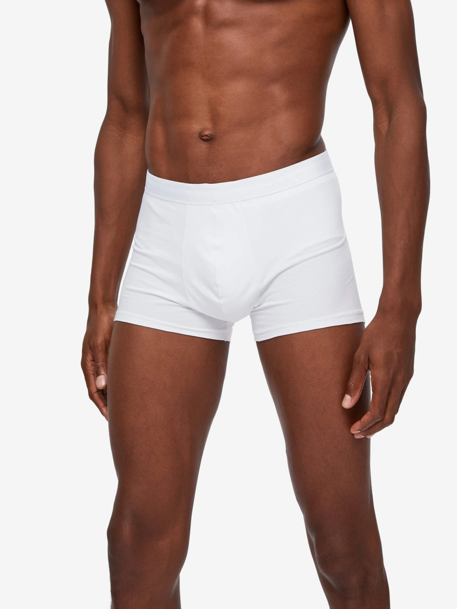 Men's Boxer Briefs Jack Pima Cotton Stretch White 3 Men's Boxer Briefs Jack Pima Cotton Stretch White