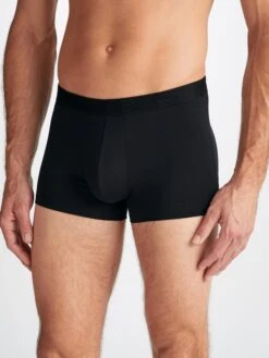 Men's Boxer Briefs Alex Micro Modal Stretch Black -Derek Rose Shop 8567 ALEX001BLA 25910