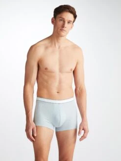 Men's Boxer Briefs Ethan Micro Modal Stretch Blue -Derek Rose Shop 8617 ETHA001BLU 29395