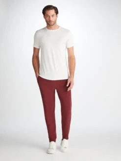Men's Sweatpants Isaac Terry Cotton Burgundy