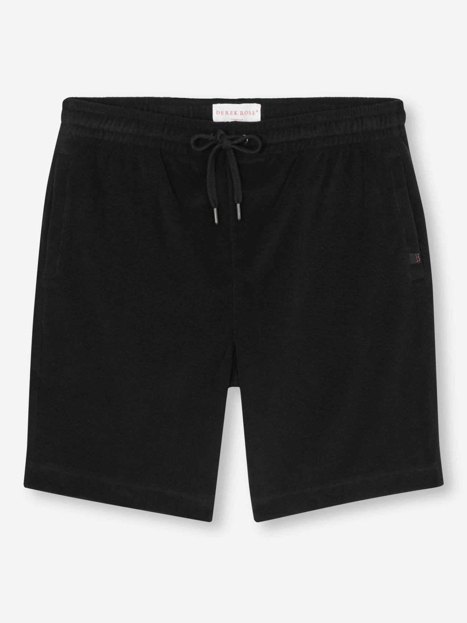 Men's Towelling Shorts Isaac Terry Cotton Black 4 Men's Towelling Shorts Isaac Terry Cotton Black - Image 2