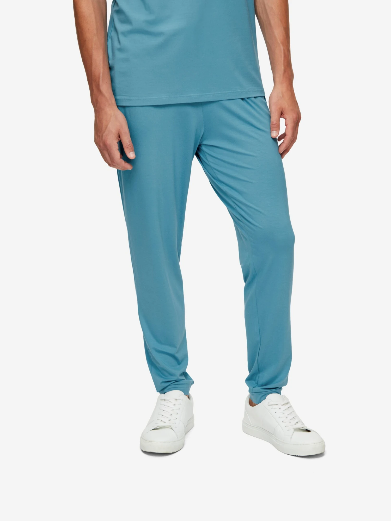 Men's Track Pants Basel Micro Modal Stretch Harbour Blue 7 Men's Track Pants Basel Micro Modal Stretch Harbour Blue - Image 5