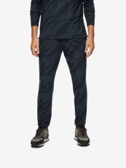 Men's Track Pants London 8 Micro Modal Black