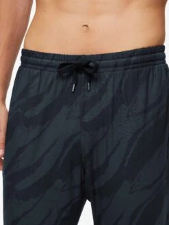 Men's Track Pants London 8 Micro Modal Black -Derek Rose Shop 9403 LOND008BLA 3561