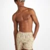 Men's Short Swim Shorts Maui 64 Sand 2 Men's Short Swim Shorts Maui 64 Sand -Derek Rose Shop 9765 MAUI064SAN 2705