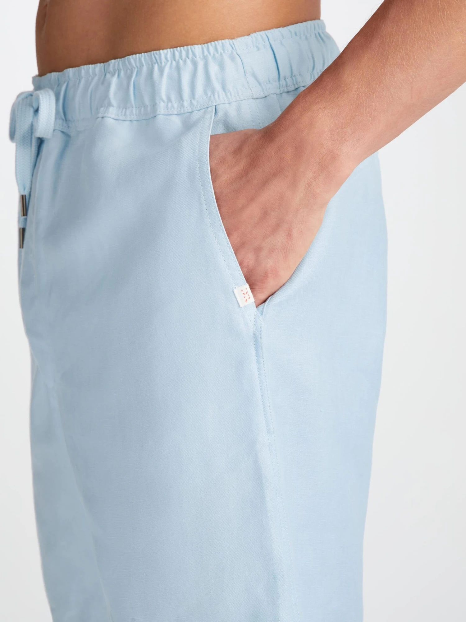 Men's Shorts Sydney 2 Linen Blue 8 Men's Shorts Sydney 2 Linen Blue - Image 6