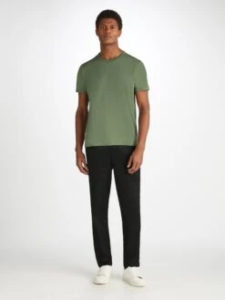 Men's Trousers Harris Lyocell Cotton Black