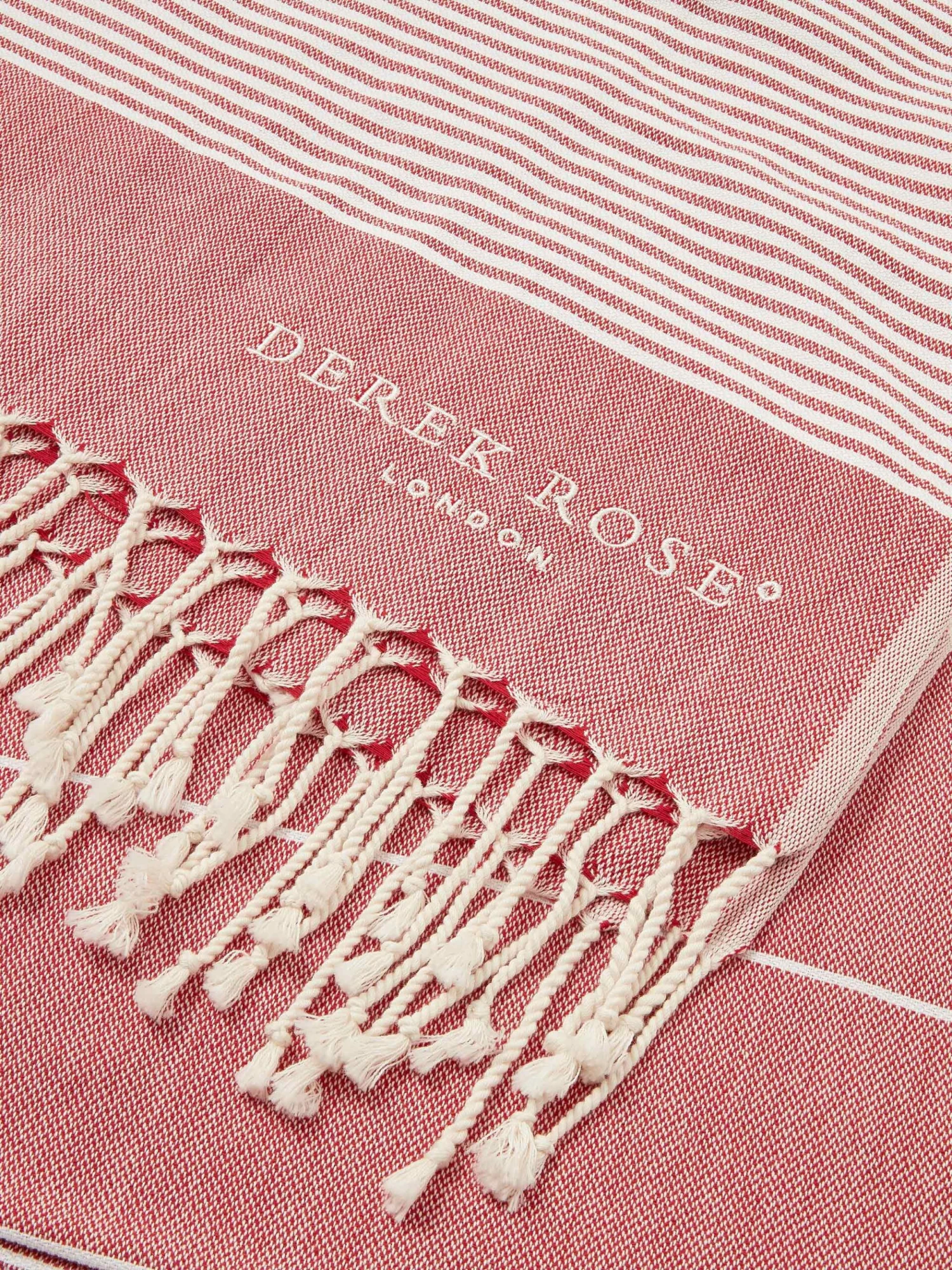 Hammam Towel Karinna Pure Cotton Red 5 Hammam Towel Karinna Pure Cotton Red - Image 3