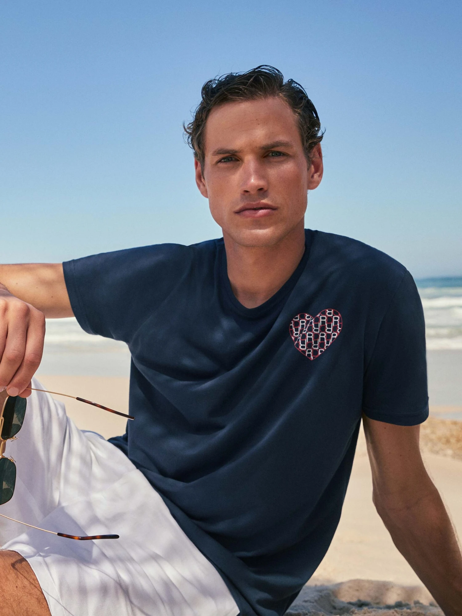 Men's T-Shirt Ripley 15 Pima Cotton Navy 5 Men's T-Shirt Ripley 15 Pima Cotton Navy - Image 3