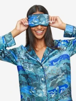 Eye Mask Brindisi 86 Silk Satin Multi