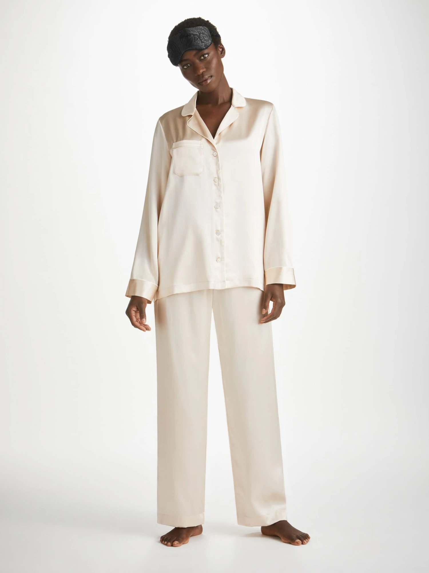 Eye Mask Verona 67 Silk Satin Black 9 Eye Mask Verona 67 Silk Satin Black - Image 7