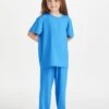 Kids' Lounge Set Basel Micro Modal Stretch Azure Blue