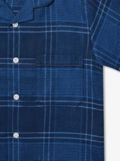 Kids' Pyjamas Kelburn 27 Brushed Cotton Navy -Derek Rose Shop kids pyjamas kelburn 27 brushed cotton navy MONO