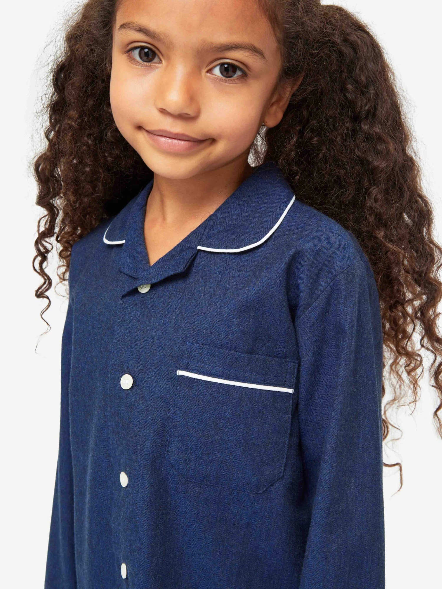 Kids' Pyjamas Balmoral 3 Brushed Cotton Navy 3 Kids' Pyjamas Balmoral 3 Brushed Cotton Navy