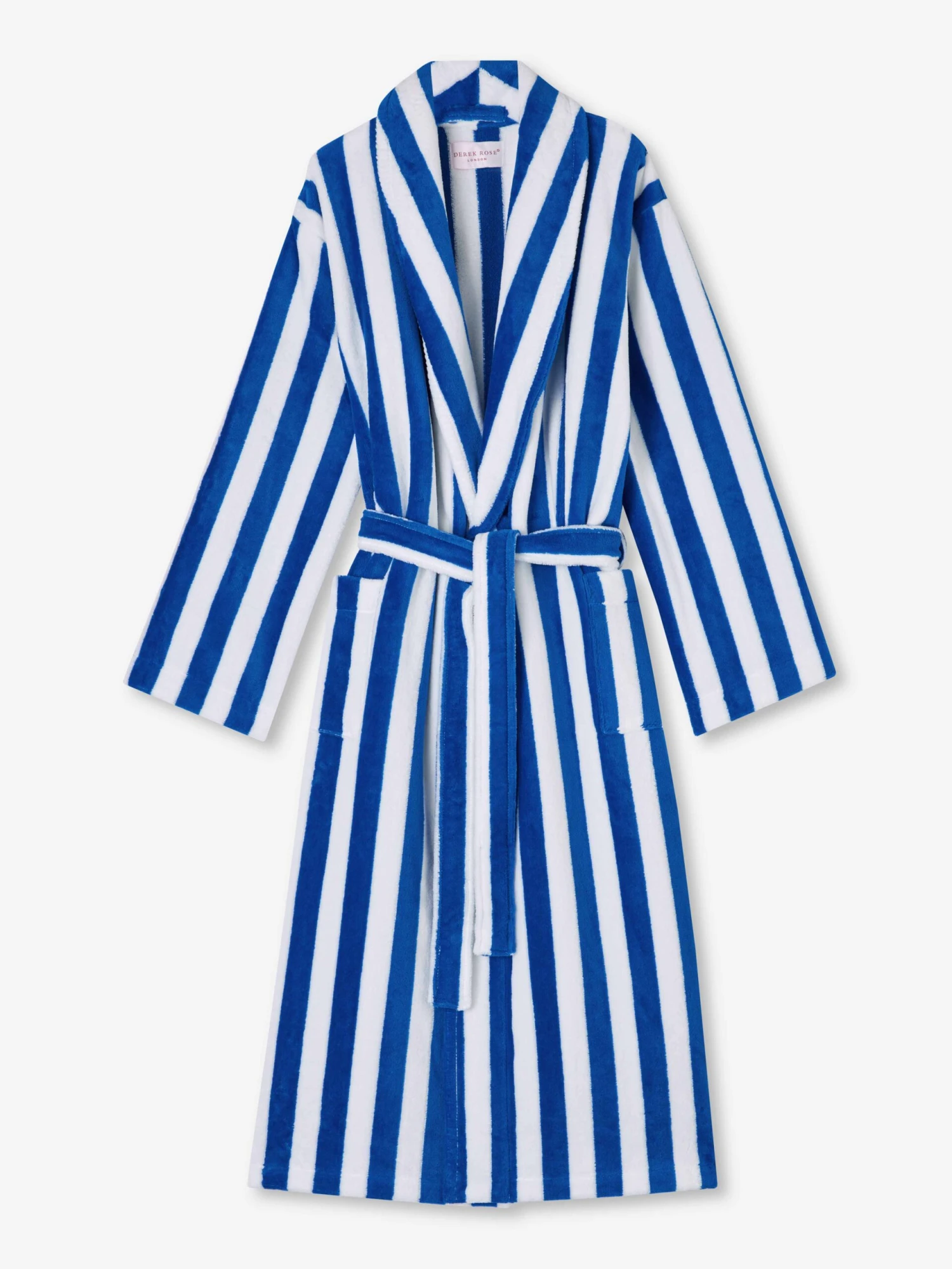Men's Bathrobe Aston 31 Terry Cotton Blue 4 Men's Bathrobe Aston 31 Terry Cotton Blue - Image 2