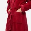 Men's Bathrobe Triton 10 Terry Cotton Wine -Derek Rose Shop mens bathrobe triton 10 terry cotton wine pocket
