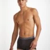 Men's Boxer Briefs Band 61 Pima Cotton Stretch Black