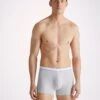 Men's Boxer Briefs Ethan Micro Modal Stretch Silver -Derek Rose Shop mens boxer briefs ethan micro modal stretch silver creative