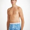 Men's Boxer Briefs Marrakech 1 Pima Cotton Stretch Blue